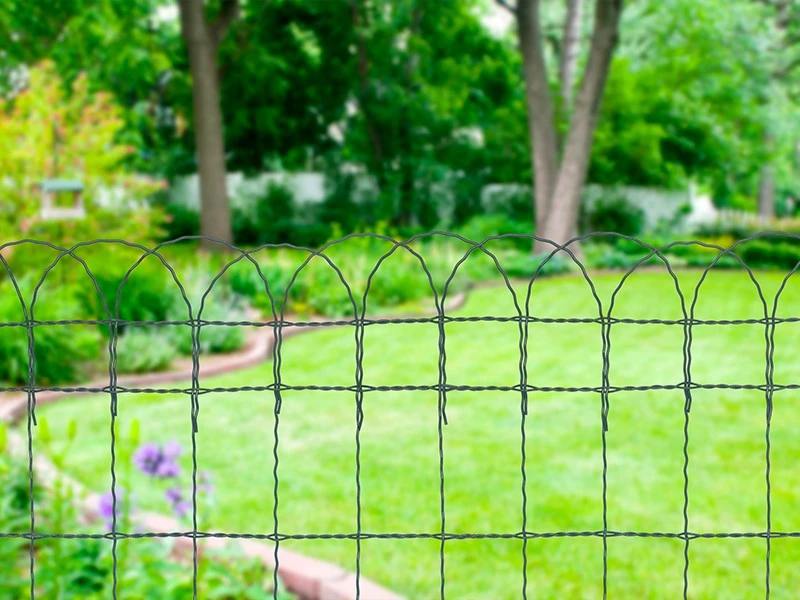 PVC Coated Border Woven Edge Fencing PVC Coated Border Woven Edge Fencing